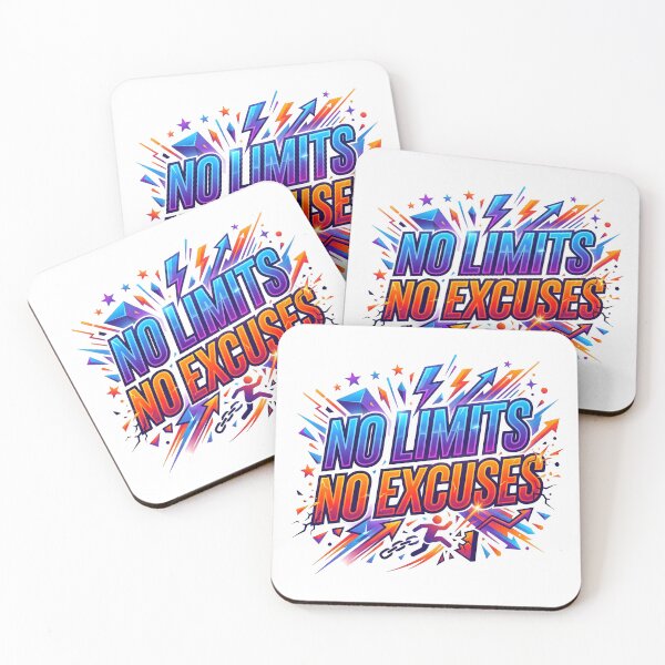 Item preview, no limits, no excuses, empowerment, dream big designed and sold by TrueArtVibes.