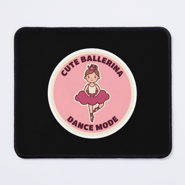 Item preview, Cute Pink Ballerina Circle Sticker designed and sold by AbanoubStore.