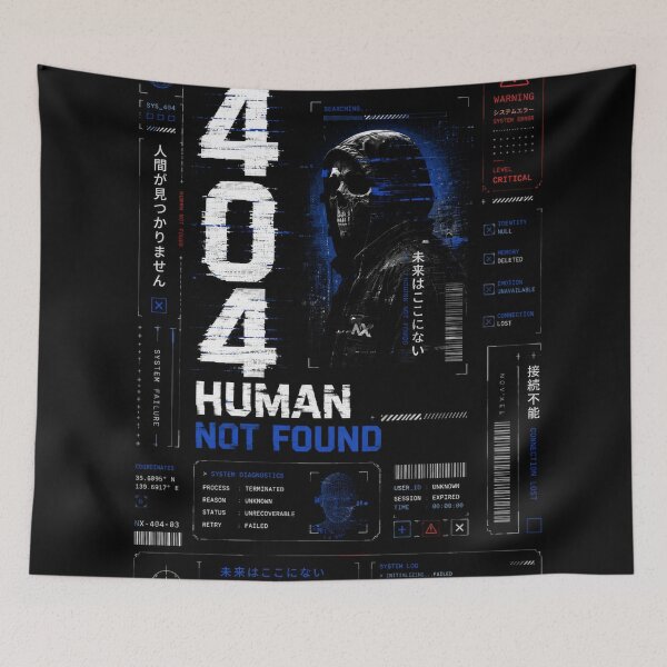 Item preview, 404 human not found designed and sold by NOVYXEL.