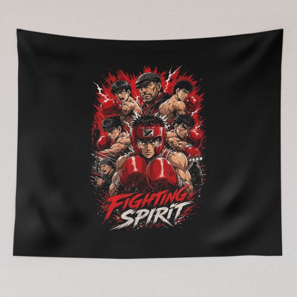 Item preview, Kamogawa boxing gym - Fighting Spirit designed and sold by Green Sama.