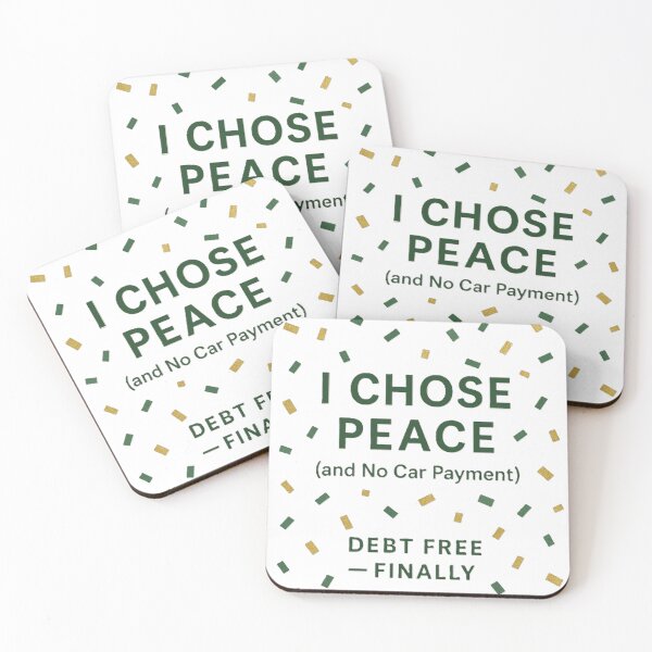 Item preview, Debt Free Journey, perfect gift after becoming debt free designed and sold by BrokeNoMoreCo.