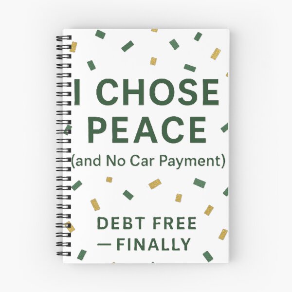 Item preview, Debt Free Journey, perfect gift after becoming debt free designed and sold by BrokeNoMoreCo.