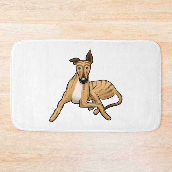 Item preview, Sitting Pretty - Brindle Hound designed and sold by Tessa Draws Stoof.