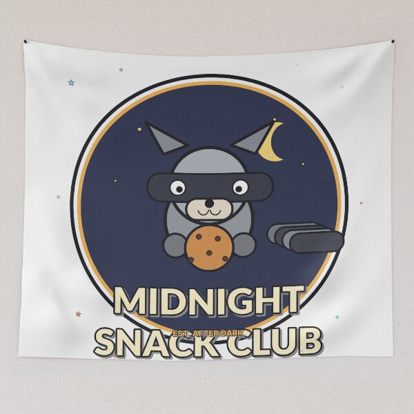 Item preview, Midnight Snack Club Cute Bat Cookie Design designed and sold by Cozy Oddities Studio.