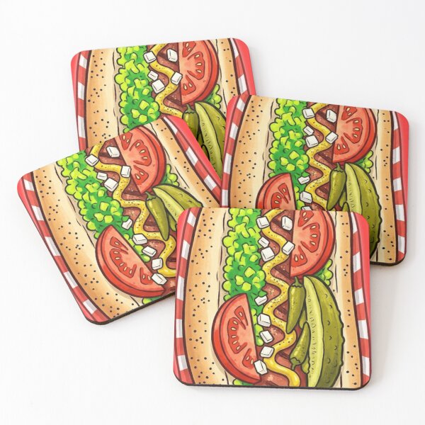 Item preview, Chicago style hot dog designed and sold by The King's general goods.