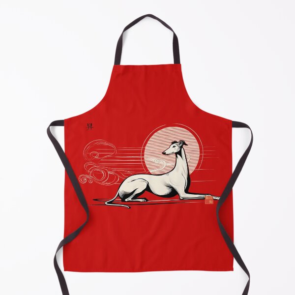 Item preview, GALOGO - Lunar Greyhound IV – Rising Sun designed and sold by GALOGO – Art for Sighthounds & Animal Welfare.