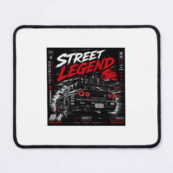 Item preview, Street Legend Skyline GT-R T-Shirt | JDM Tokyo Racing Streetwear Design designed and sold by No Limits Garage.