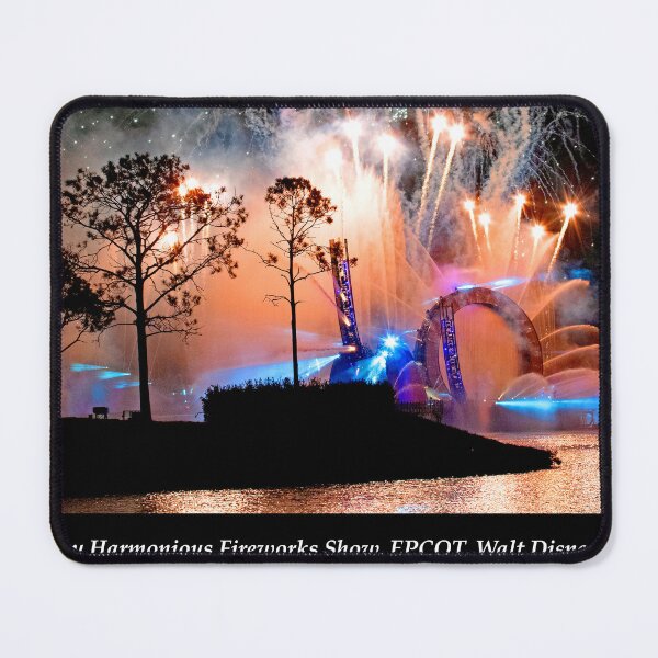 Item preview, Disney Harmonious Fireworks Show, EPCOT, Walt Disney World designed and sold by AMacGPhilly.