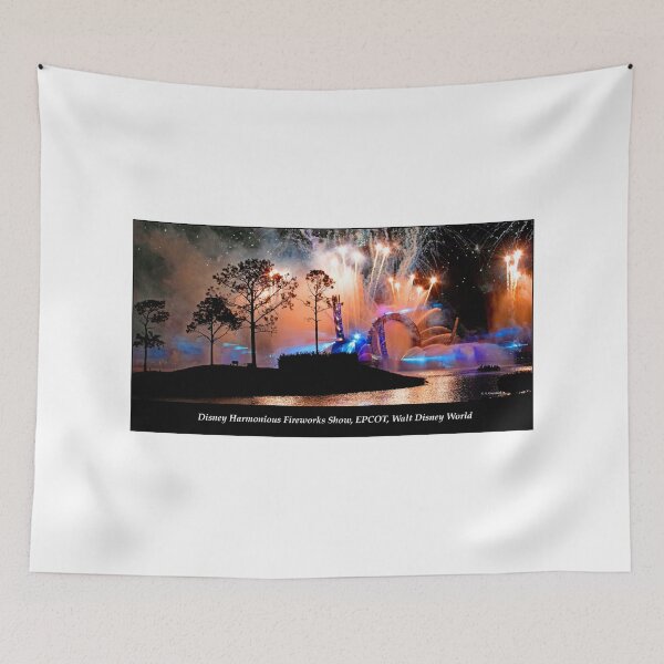 Item preview, Disney Harmonious Fireworks Show, EPCOT, Walt Disney World designed and sold by AMacGPhilly.