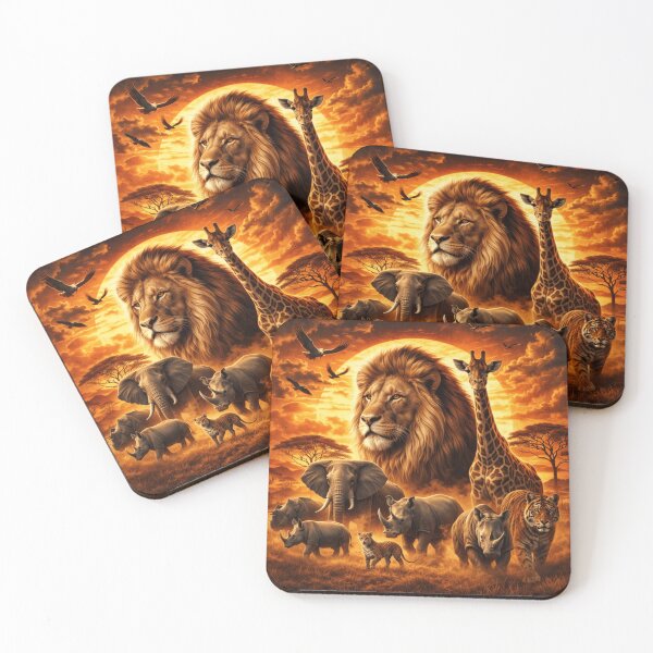 Item preview, African wildlife animals groups designed and sold by M--Y.
