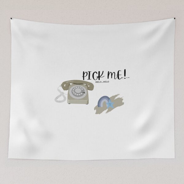 Item preview, Pick Me Aesthetic Retro Phone Shirt | Cute Y2K Graphic Tee | Funny Vintage Call Design designed and sold by ravenRM.