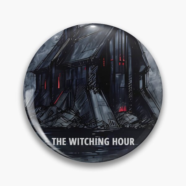 Artikelvorschau, THE WITCHING HOUR - Dark Brutalist Forest Cabin entworfen und verkauft von Modern Nest Art.