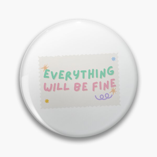 Item preview, everything will be fine stamp designed and sold by haebalagii.