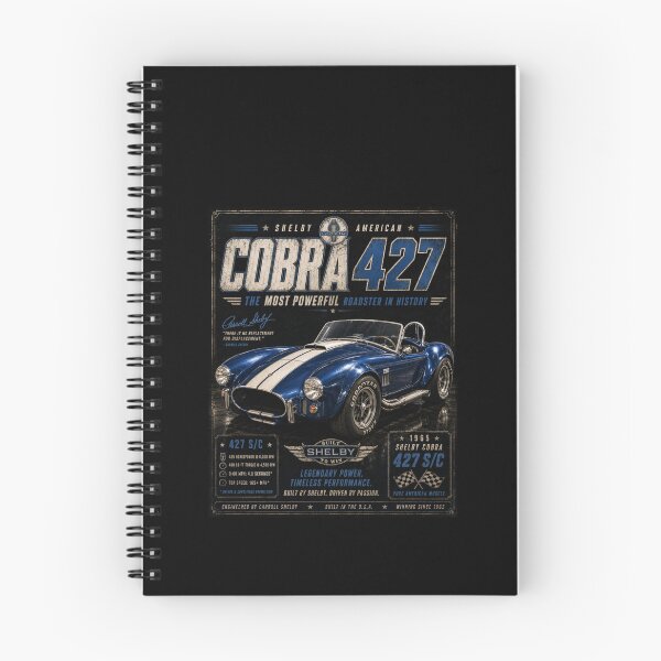 Item preview, 1965 Shelby Cobra 427 S/C Most Powerful Roadster Classic Vintage Racing Art designed and sold by TheArtOfCar.