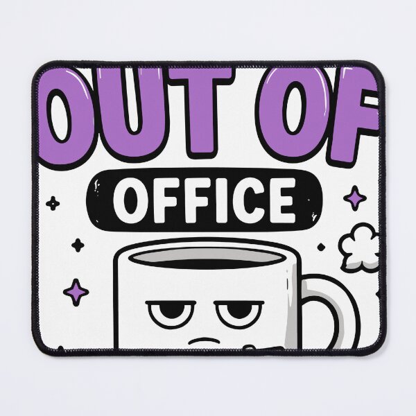 Item preview, Emotionally Out Of Office Funny Quote designed and sold by Magmashup.