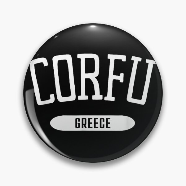 Item preview, Vintage Corfu Greece Island Travel Souvenir Varsity College Style Typography Design designed and sold by StanaLuis.