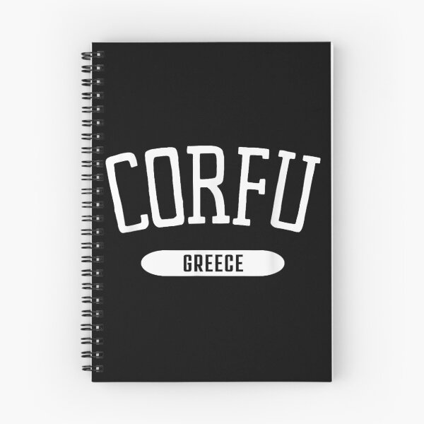 Item preview, Vintage Corfu Greece Island Travel Souvenir Varsity College Style Typography Design designed and sold by StanaLuis.