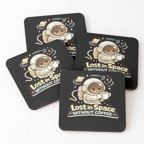 Item preview, Cute Astronaut Coffee Lover Design designed and sold by LayercraftArt.