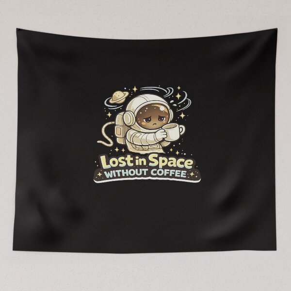 Item preview, Cute Astronaut Coffee Lover Design designed and sold by LayercraftArt.