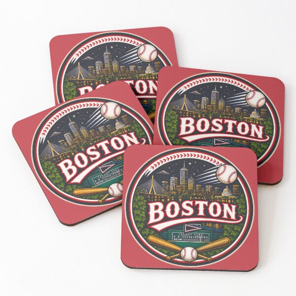 Item preview, Boston Baseball Style Logo Shirt – Vintage City Sports Hoodie, Sticker & Fan Gift designed and sold by TKOprintdesigns.