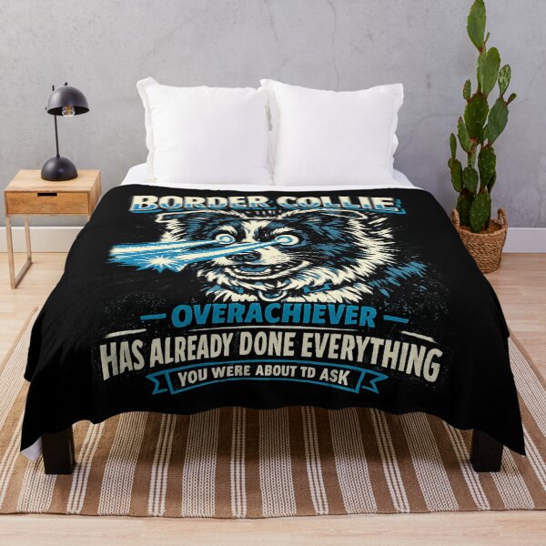 Item preview, Border Collie Overachiever Already Done Everything – Funny Intense Art | Border Collie Gift designed and sold by irfanshikh.