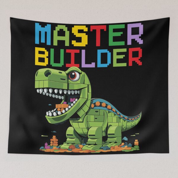 Item preview, Master Builder Green Dinosaur T-Rex Plastic Bricks Toy For Building Lovers designed and sold by StanaLuis.