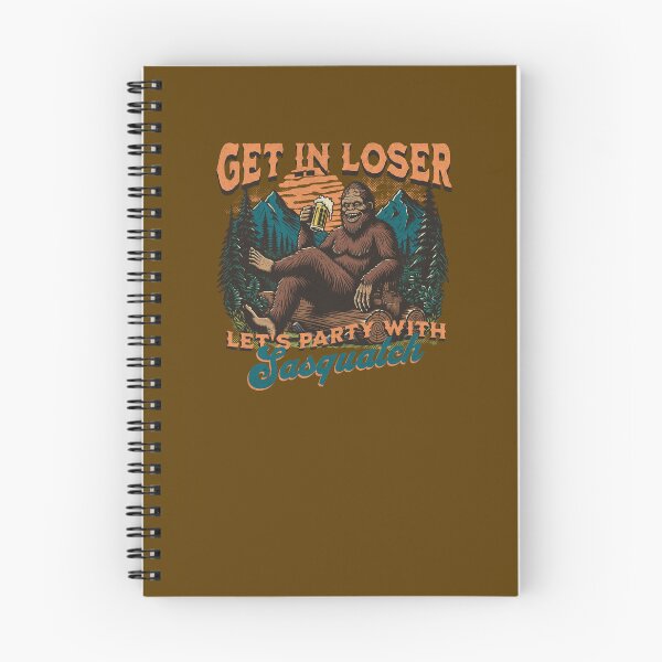 Item preview, Get In Loser Let’s Party With Sasquatch Shirt, Funny Bigfoot Camping Beer Graphic Tee, Retro Outdoors Humor Gift designed and sold by GraphicsMark.