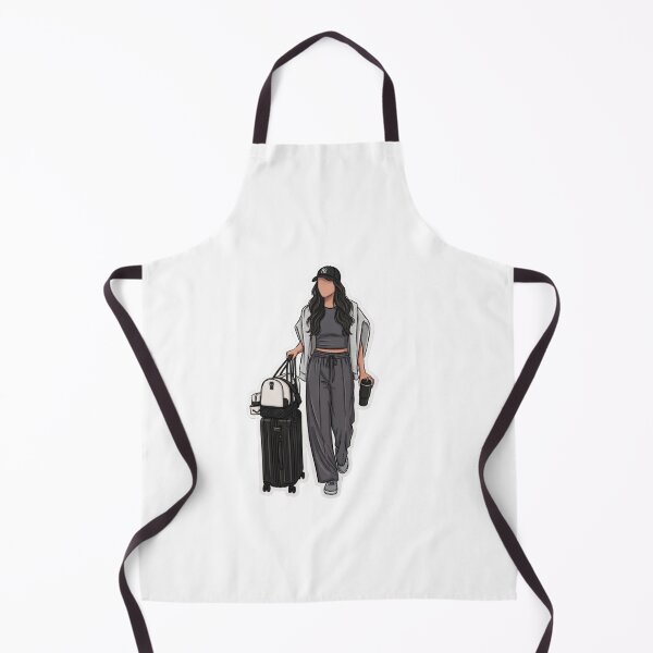 Item preview, Travel Aesthetic Girl Summer Vacation Holiday Trip Airport Plane Outfit Fashion Grey Black White designed and sold by SamiraArts.