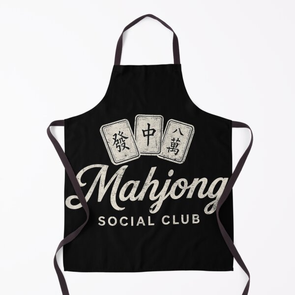 Item preview, Vintage Mahjong Social Club Traditional Chinese Game Tiles Retro Aesthetic Design designed and sold by StanaLuis.