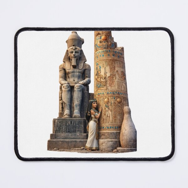 Item preview, Ancient Egypt Dreamscape – 3D Cartoon Pharaoh Temple Art designed and sold by TuyaArts.