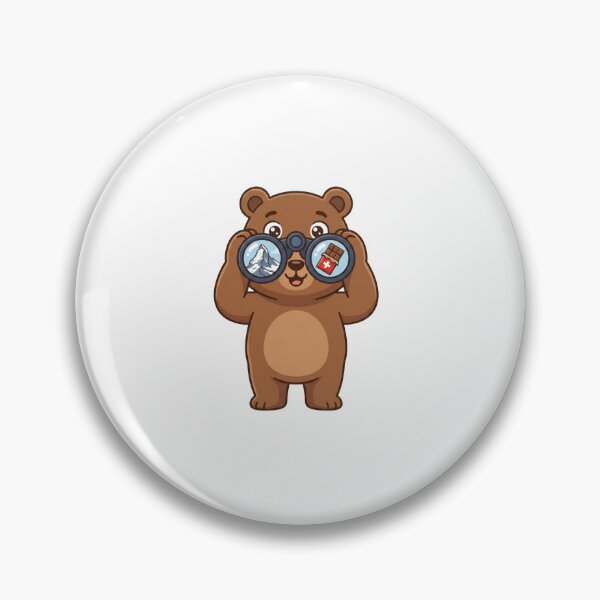 Item preview, Cute Bear Swiss Adventure Illustration designed and sold by AbanoubStore.