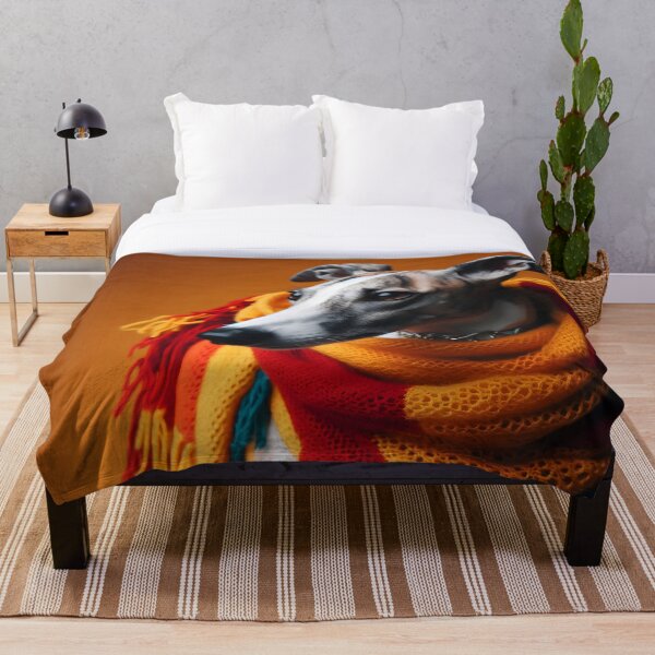 Item preview, Amigos de ASPA e.V._N.° 9_Galgo con una cálida bufanda designed and sold by GALOGO – Art for Sighthounds & Animal Welfare.