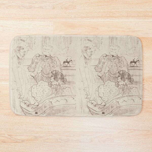 Item preview, The Forfeit (Le Gage) by Henri de Toulouse-Lautrec | Belle Époque Salon Scene Art Print | Vintage French Poster designed and sold by artofuniverse.