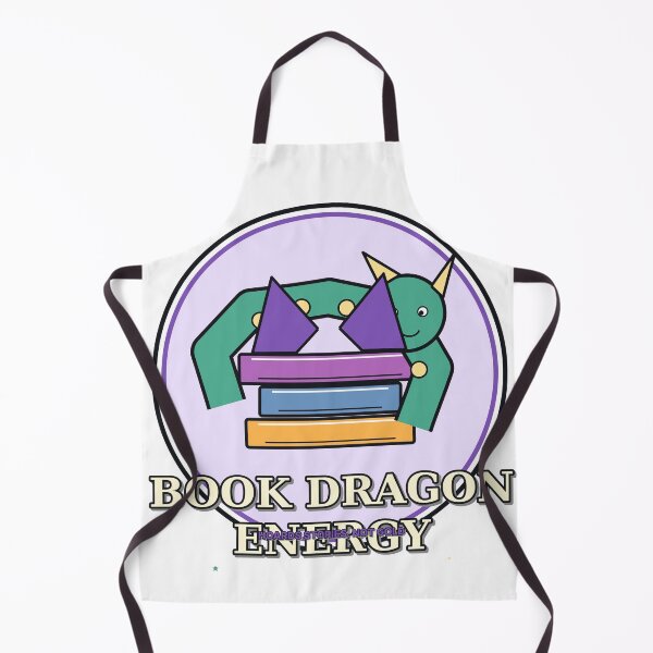 Item preview, Book Dragon Energy Funny Reader Design designed and sold by Cozy Oddities Studio.