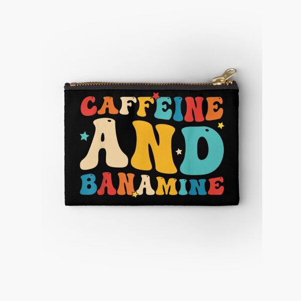 Item preview, Groovy Caffeine And Banamine Retro 70s Wavy Typography Vet Tech Gift designed and sold by StanaLuis.