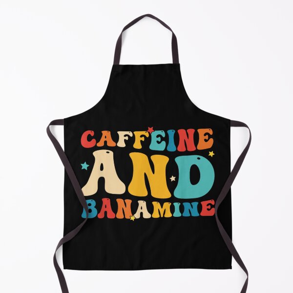 Item preview, Groovy Caffeine And Banamine Retro 70s Wavy Typography Vet Tech Gift designed and sold by StanaLuis.