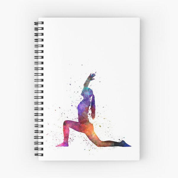 Item preview, Yoga woman 04 in watercolor splatter designed and sold by paulrommer.