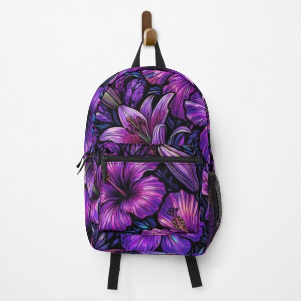 Item preview, Purple Lilies and Hibiscus  designed and sold by EpicFoxArt.