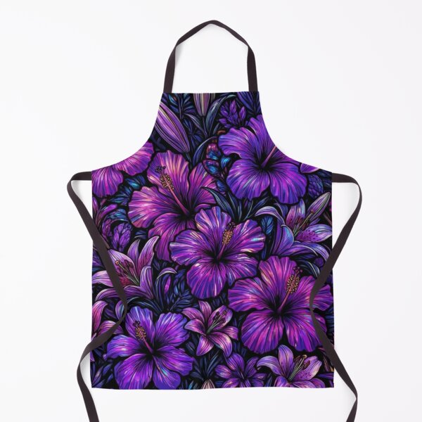 Item preview, Purple Lilies and Hibiscus  designed and sold by EpicFoxArt.