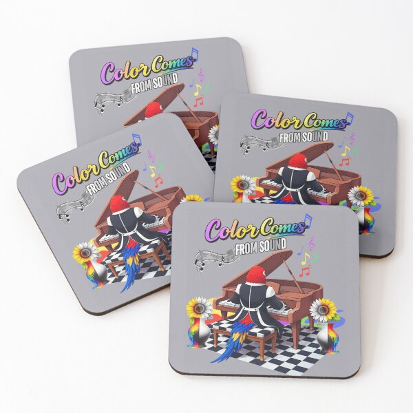 Item preview,  Color Comes From Sound – Parrot Piano Music Art designed and sold by Aimetoi.