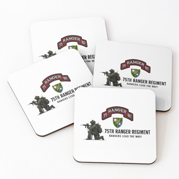 Item preview, Crouching Ranger with 75th Regiment designed and sold by Military Insignia Products.