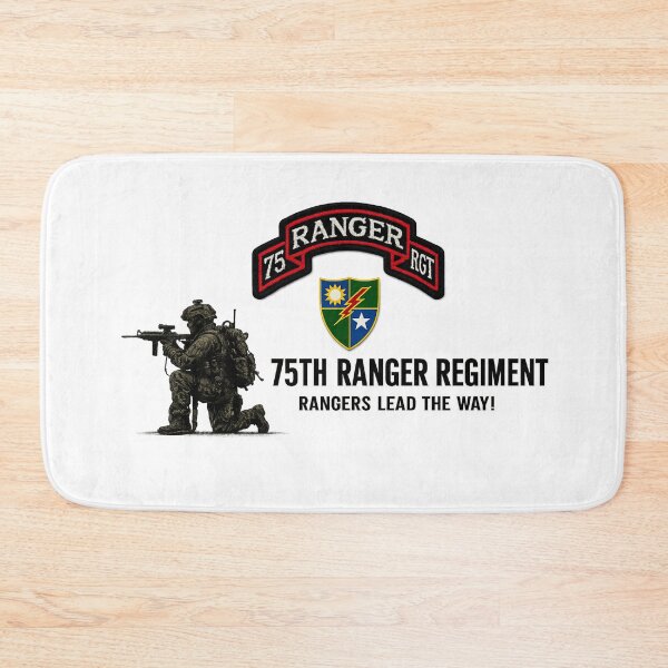 Item preview, Crouching Ranger with 75th Regiment designed and sold by Military Insignia Products.