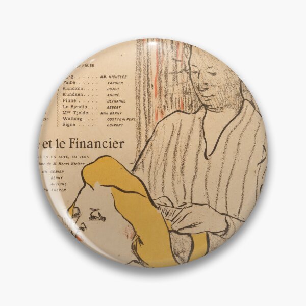 Item preview, Le Théâtre Libre Program by Henri de Toulouse-Lautrec | Vintage French Theatre Poster | Belle Époque Art Print designed and sold by artofuniverse.