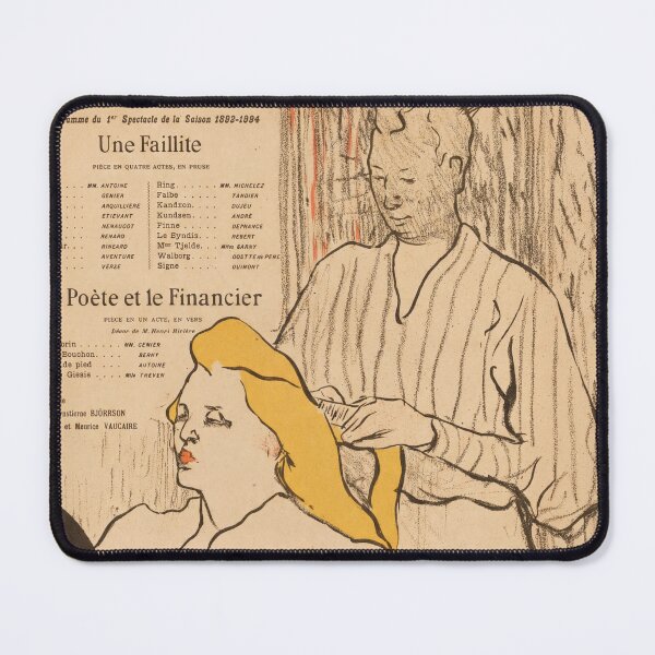 Item preview, Le Théâtre Libre Program by Henri de Toulouse-Lautrec | Vintage French Theatre Poster | Belle Époque Art Print designed and sold by artofuniverse.