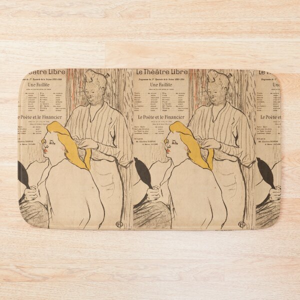 Item preview, Le Théâtre Libre Program by Henri de Toulouse-Lautrec | Vintage French Theatre Poster | Belle Époque Art Print designed and sold by artofuniverse.