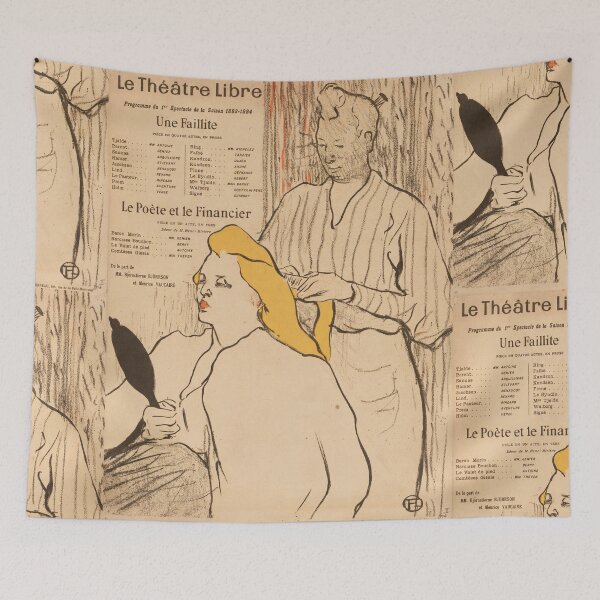 Item preview, Le Théâtre Libre Program by Henri de Toulouse-Lautrec | Vintage French Theatre Poster | Belle Époque Art Print designed and sold by artofuniverse.