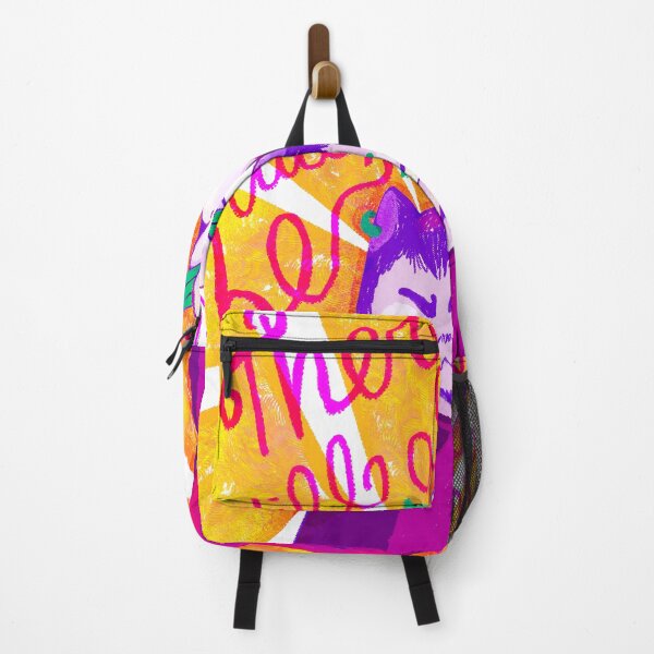 Item preview, There Will Always Be Art Print | Purple Orange Retro Illustration | Artist Wall Decor designed and sold by ghostieking.