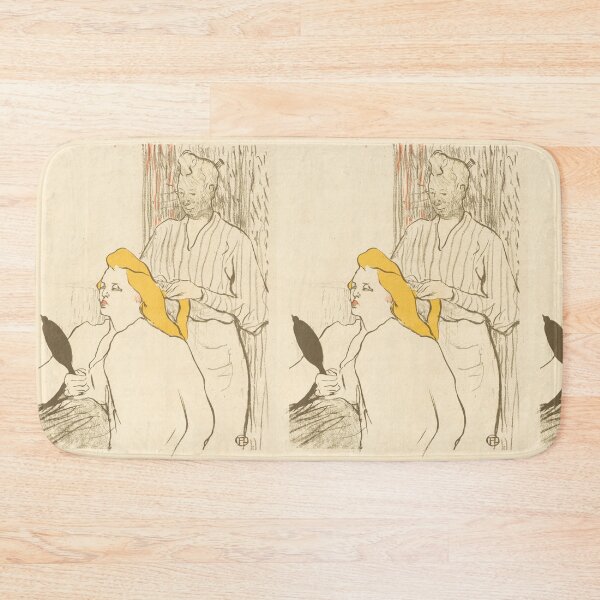 Item preview, The Hairdresser by Henri de Toulouse-Lautrec | Belle Époque French Salon Art Print | Vintage Art Nouveau Poster designed and sold by artofuniverse.