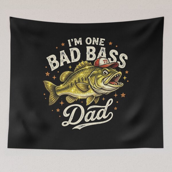 Item preview, I'm One Bad Bass Dad  designed and sold by cope64.