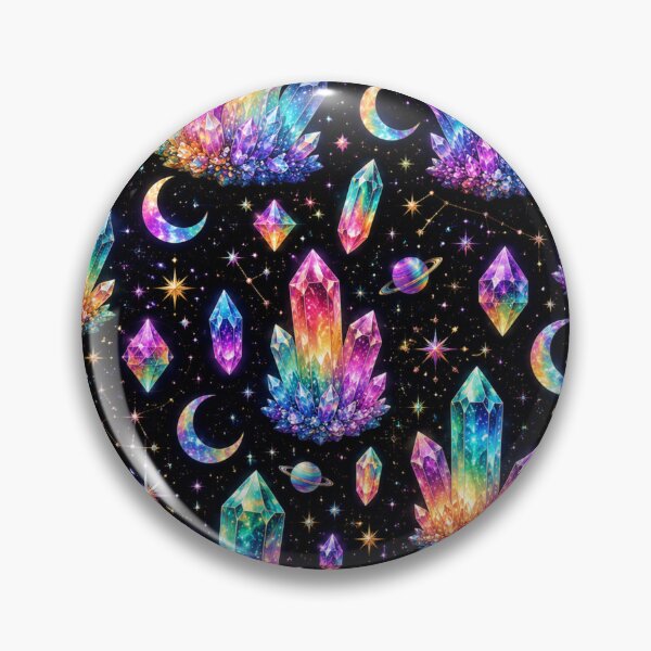 Item preview, Rainbow Crystal Galaxy Pattern | Celestial Space Aesthetic designed and sold by Aramdesing.